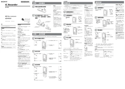 sony 索尼ICD-P210